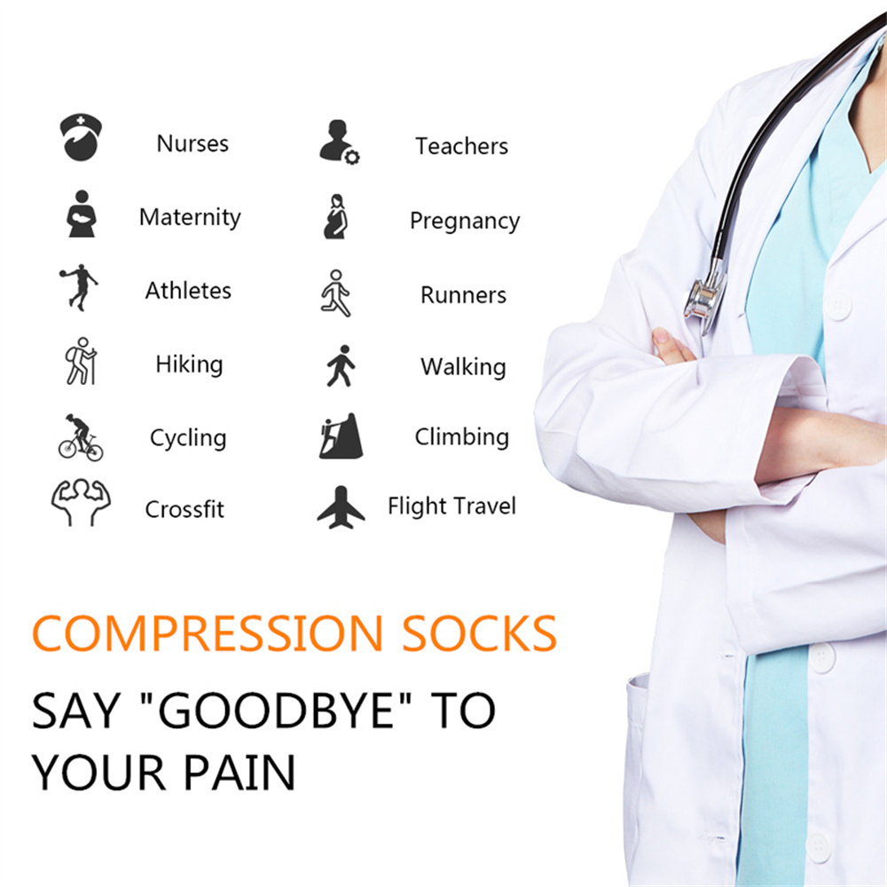 5 Pair/Pack Compression Socks  - Compression Sock Medical recensie en prijs