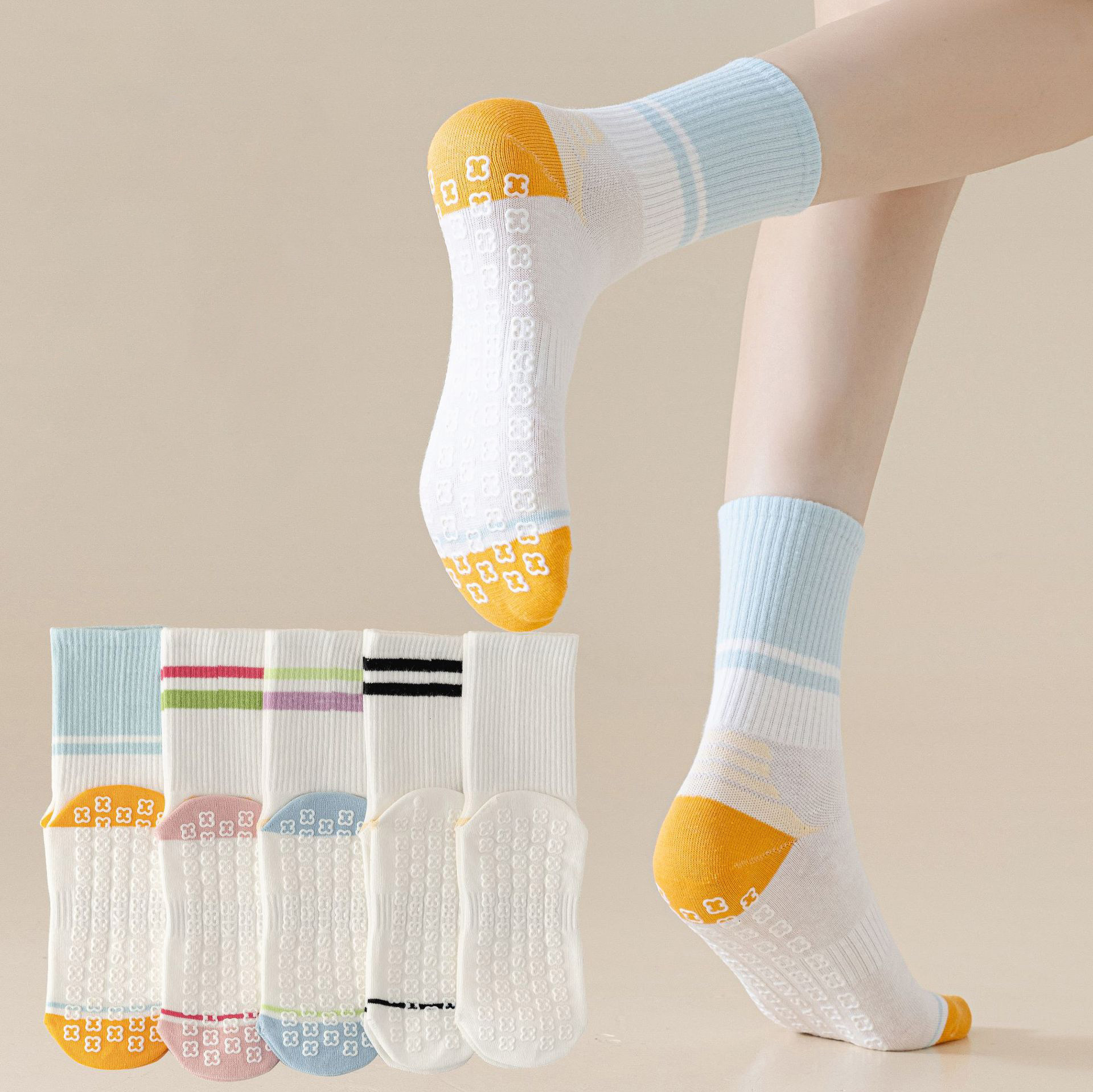 2pairs Non-Slip Grip Sock Slip - Grip Sock Yoga recensie en prijs