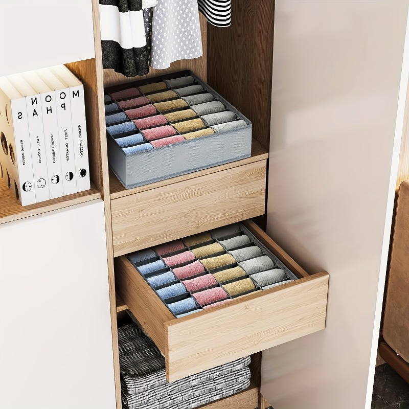 2Pcs 24-Compartment Fabric Soc - Sock Organizer Tray recensie en prijs
