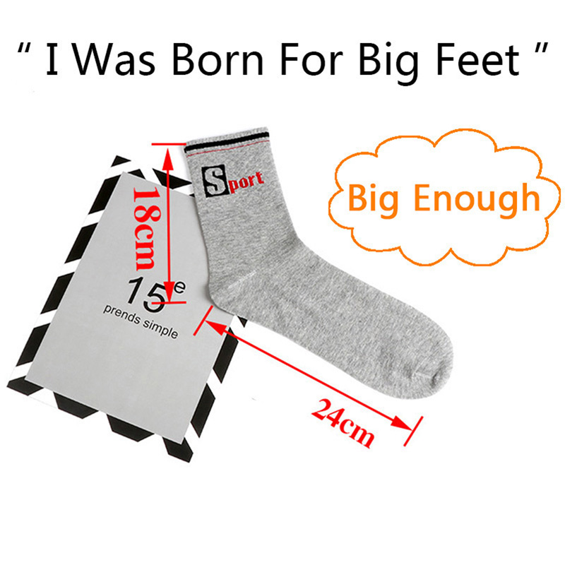 3 Pairs/Pack Big Large Socks E - Cotton Crew Sock Pack recensie en prijs