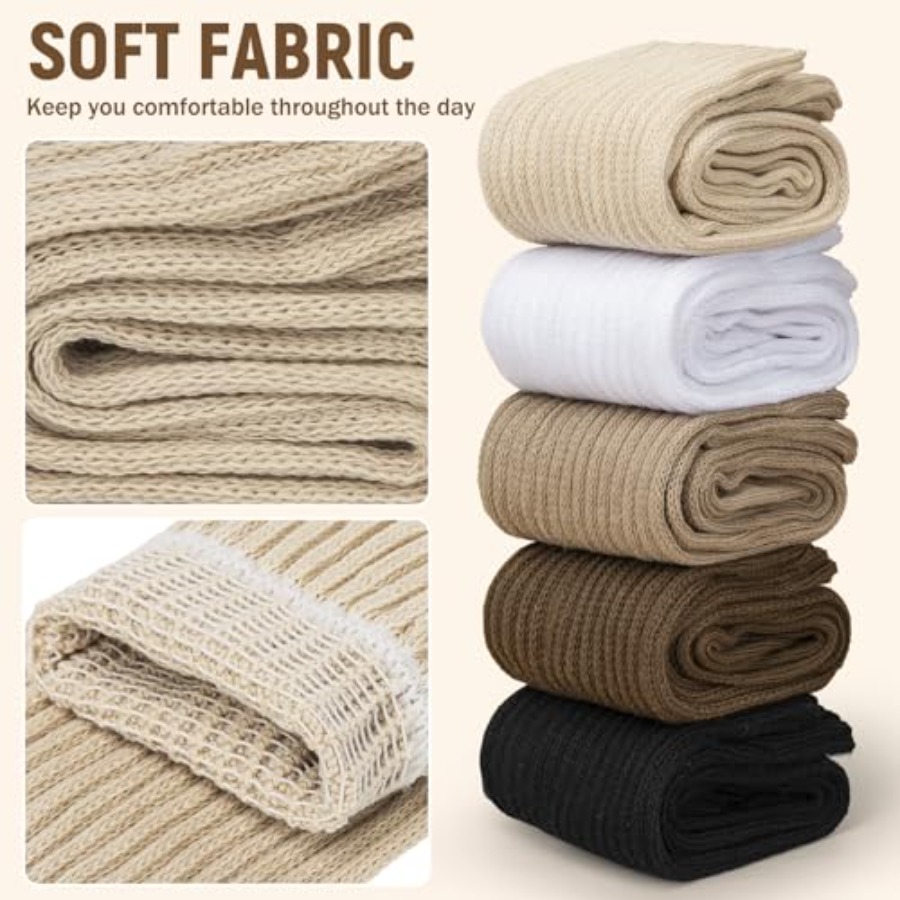 Chalier 5 Pairs Slouchy Socks  - Boot Sock Slouchy recensie en prijs