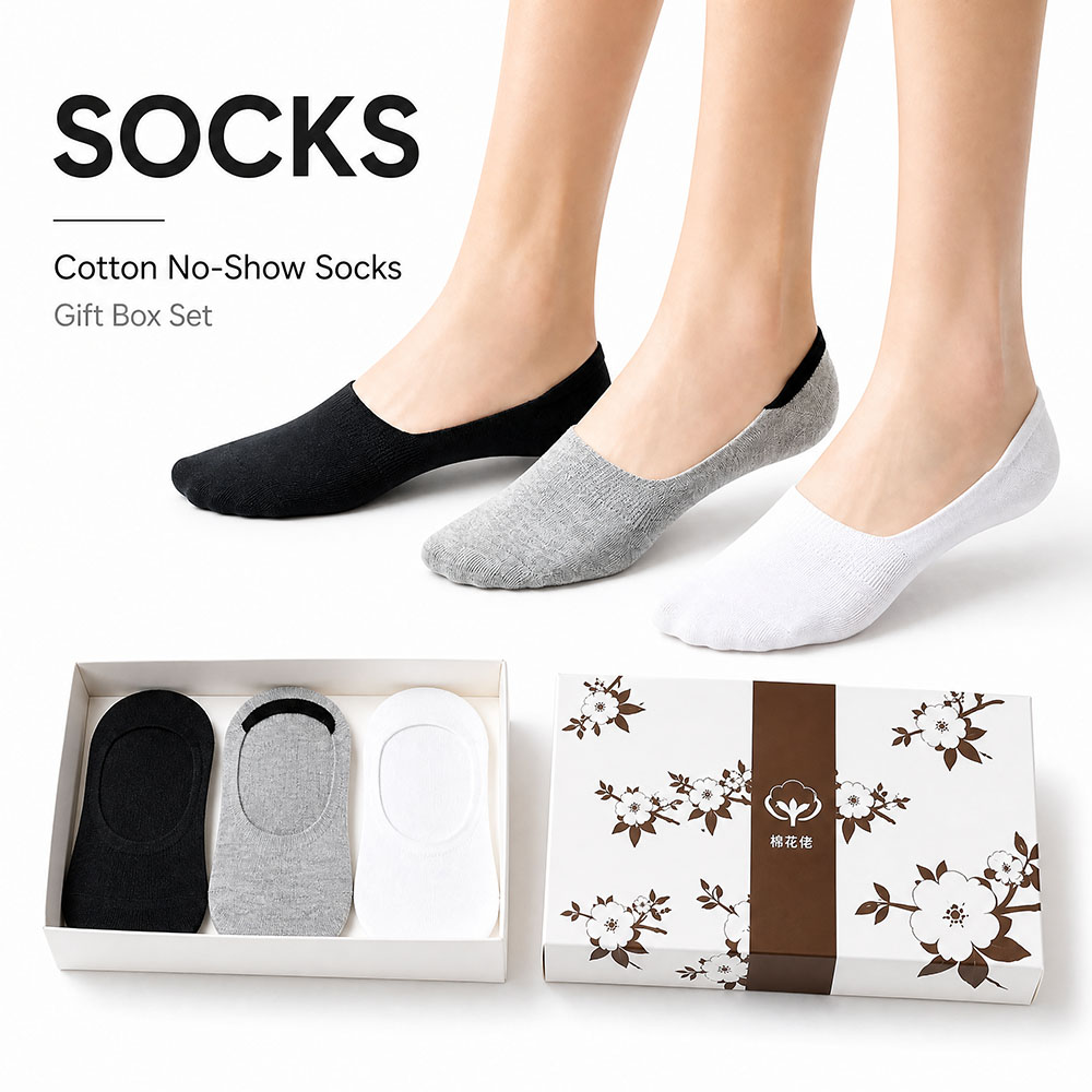 6 Pairs Unisex Cotton No Show  - Invisibility Sock Loafer recensie en prijs