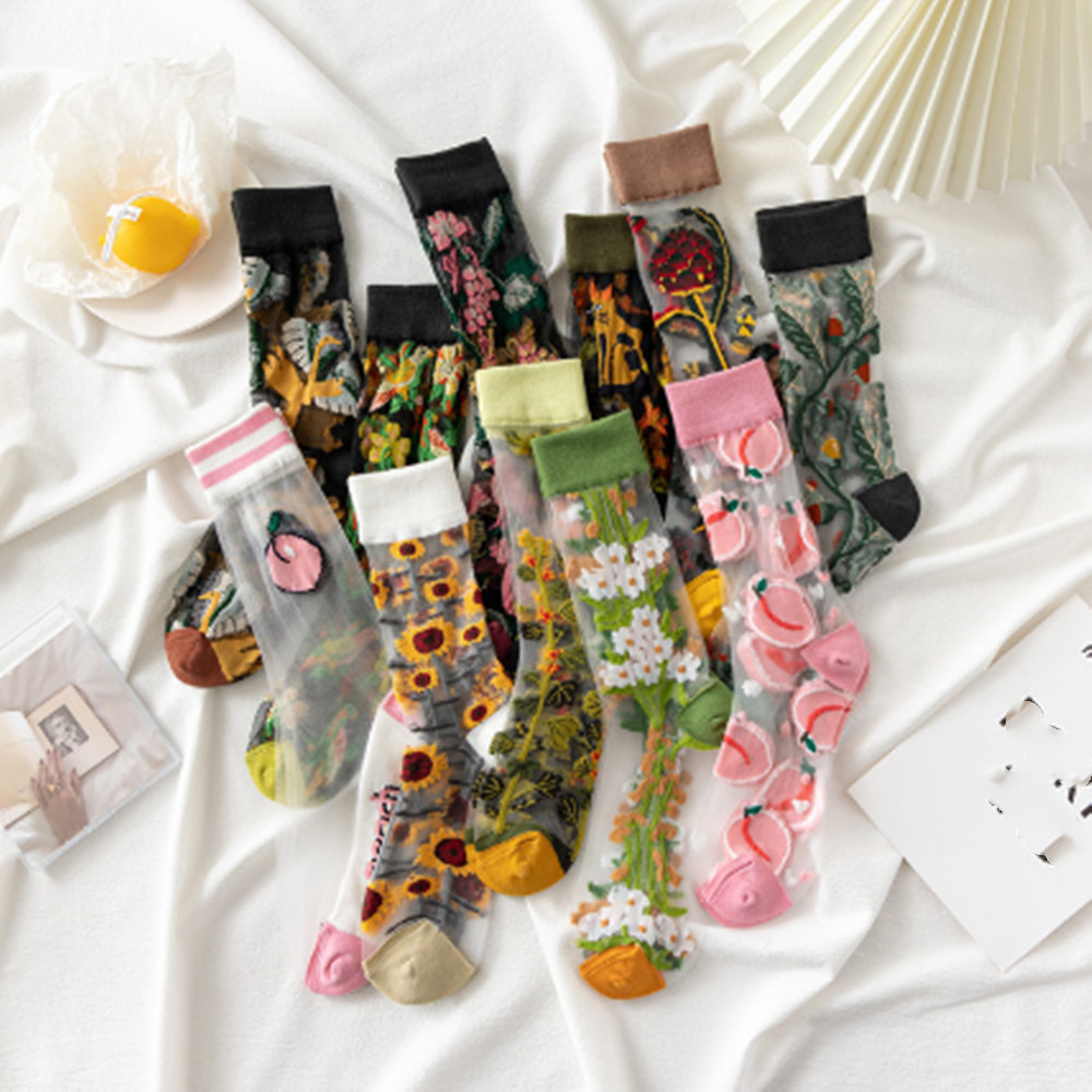 Woman Lace flower short sock t - Invisibility Sock Loafer recensie en prijs