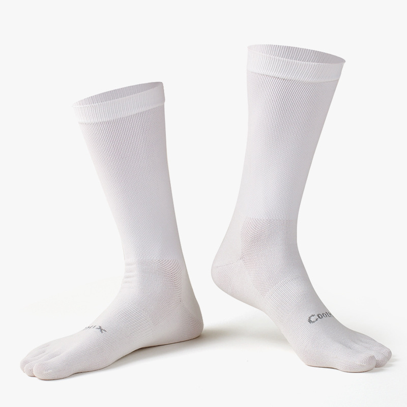 1/5 Pairs Men's High Crew Five - Toe Sock Split recensie en prijs