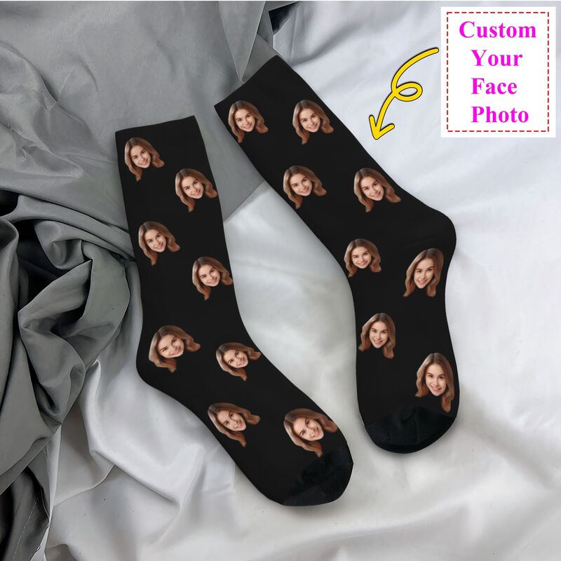 Personalized Custom Face Photo - Dress Sock Men recensie en prijs