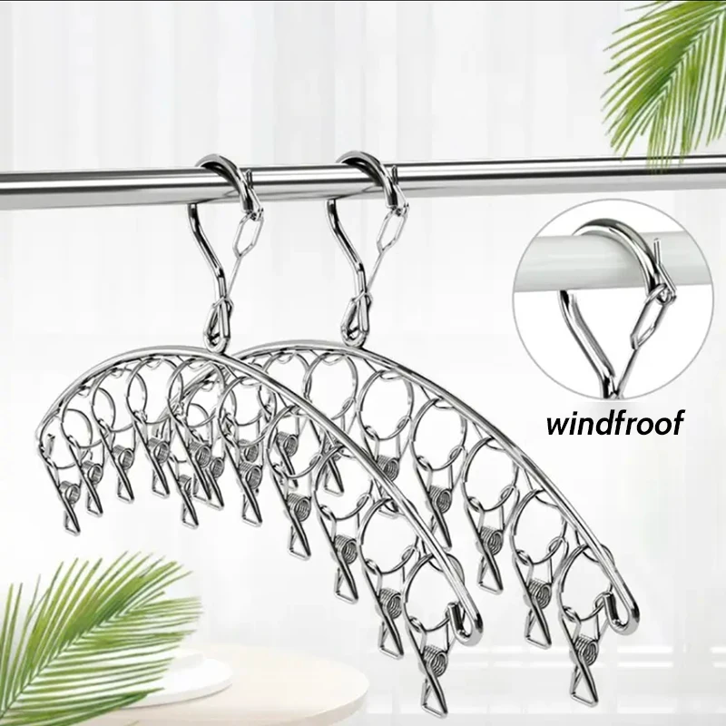 10 Clips Stainless Steel Cloth - Sock Organizer Tray recensie en prijs