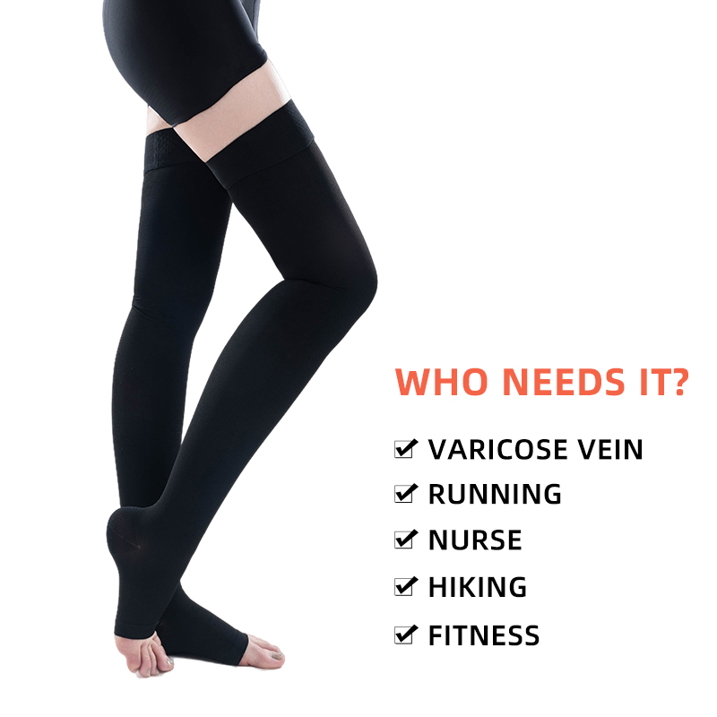 1Pair Thigh High Open Toe Medi - Compression Sock Medical recensie en prijs