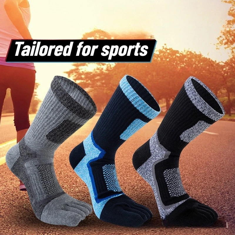 3 Pairs Men Sports Five Finger - Toe Sock Split recensie en prijs
