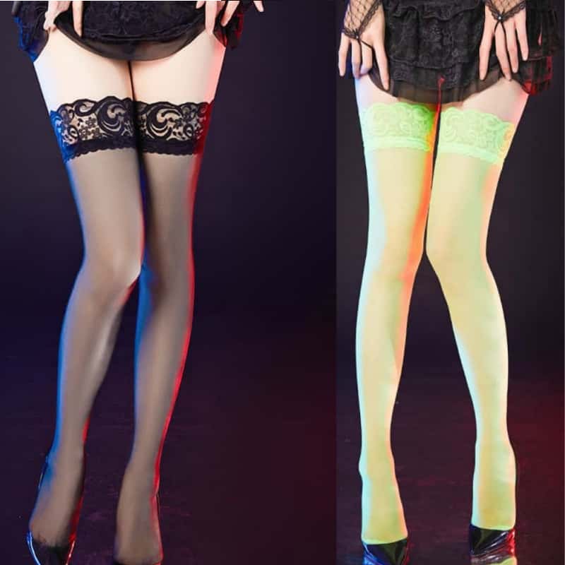 Thigh High Stripe Lace Stockin - Thigh High Sock Stay Up recensie en prijs