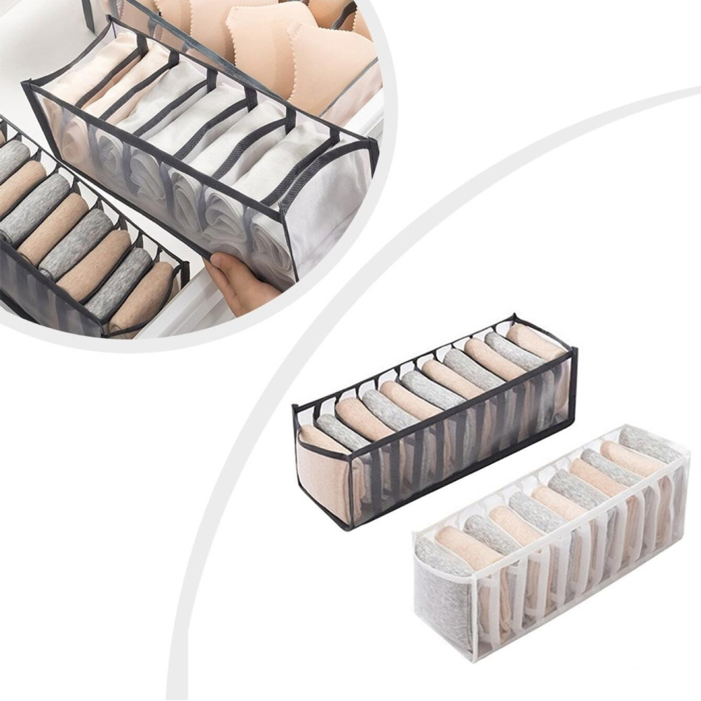 7 Grids Underwear Drawer Organ - Sock Organizer Tray recensie en prijs