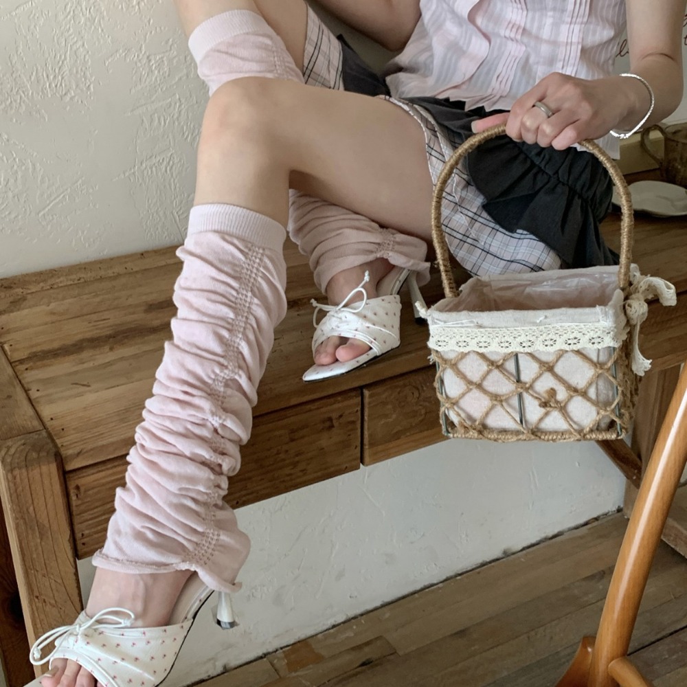 Pink Ruffle Bubble Slouchy Leg - Boot Sock Slouchy recensie en prijs