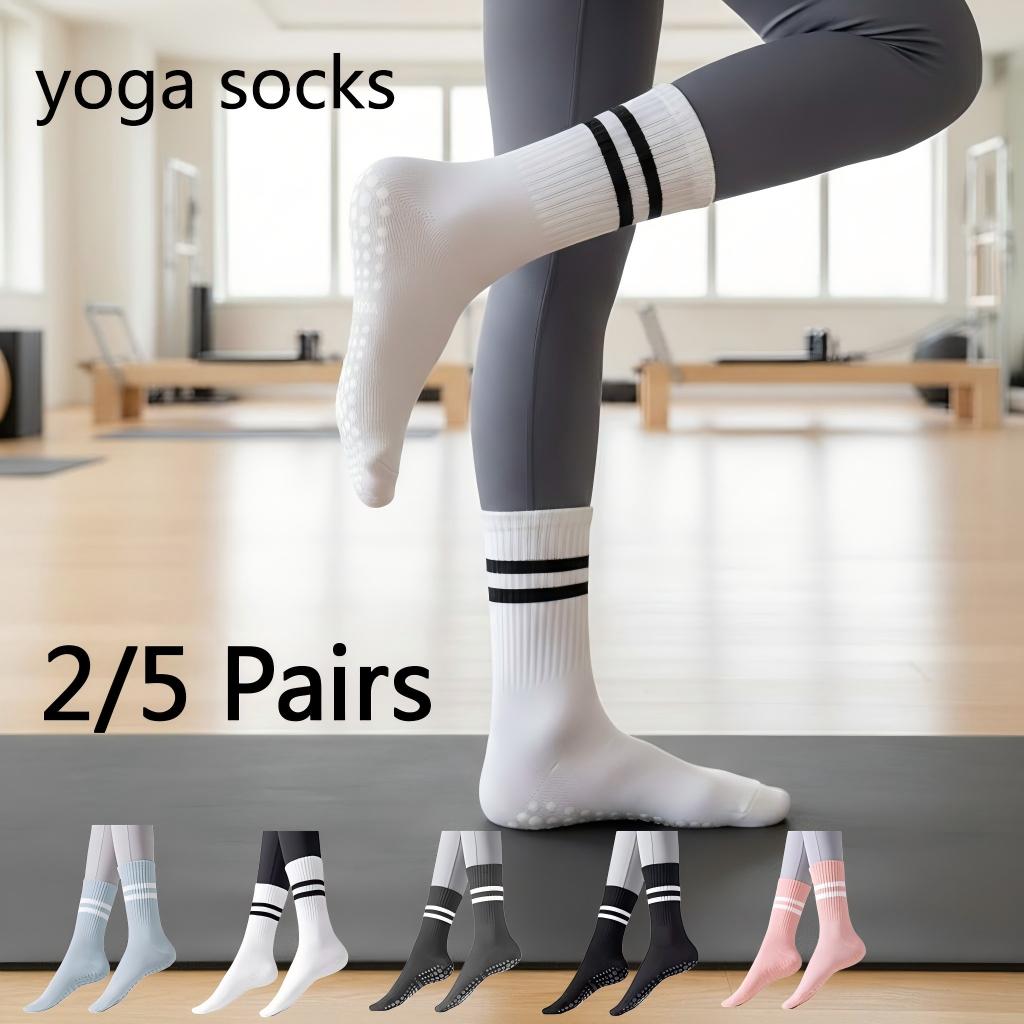 Women Non Slip Yoga Socks, Gri - Grip Sock Yoga recensie en prijs