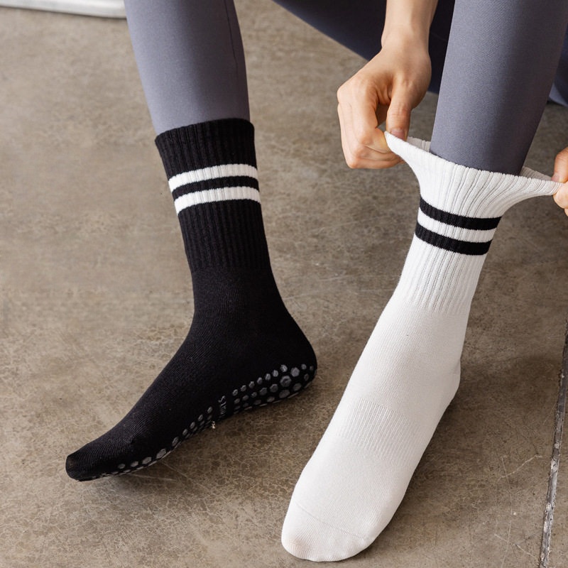 Women Non Slip Yoga Socks, Gri - Grip Sock Yoga recensie en prijs