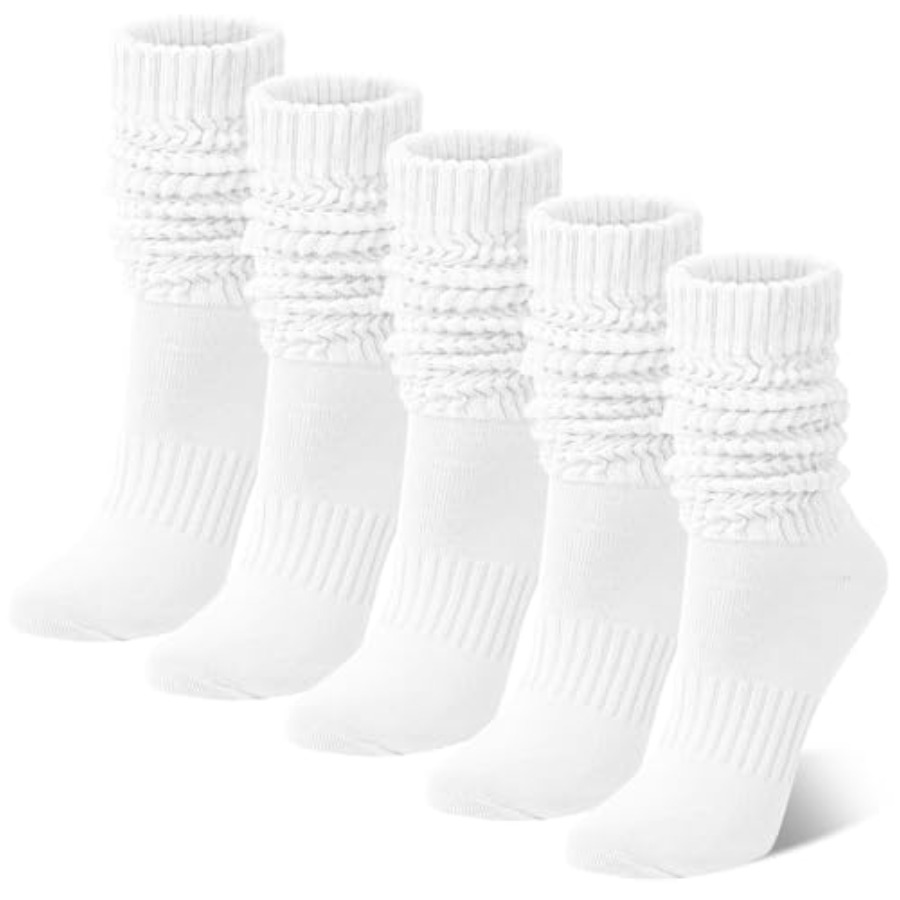 Chalier 5 Pairs Slouchy Socks  - Boot Sock Slouchy recensie en prijs