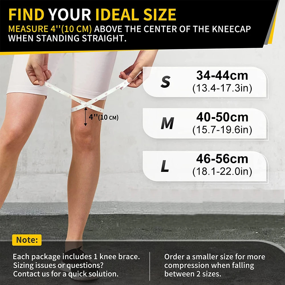 1Pair Professional Knee Braces - Compression Sleeve Calf recensie en prijs