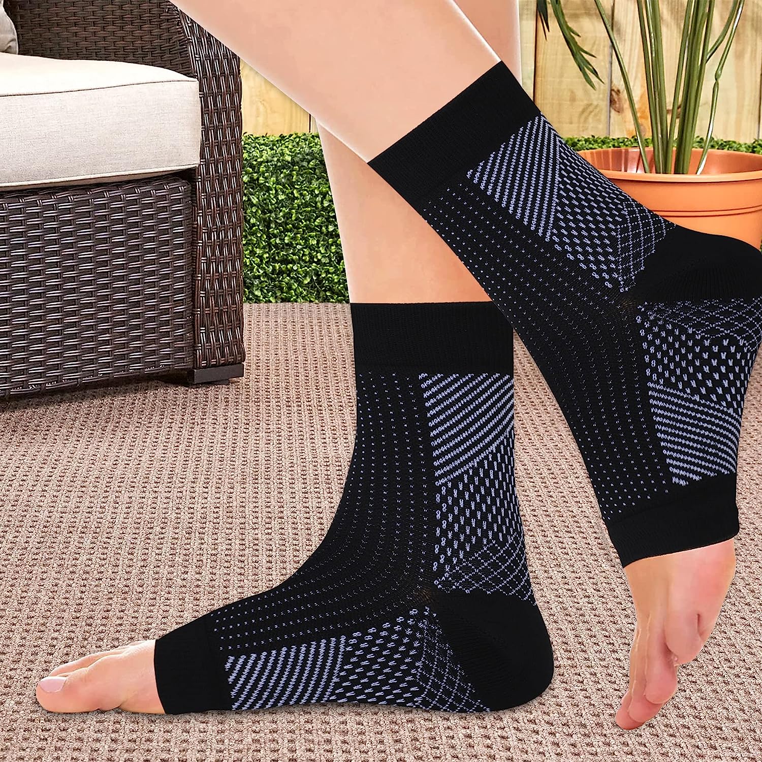 1Pair Ankle Brace Compression  - Ankle Brace Sock recensie en prijs
