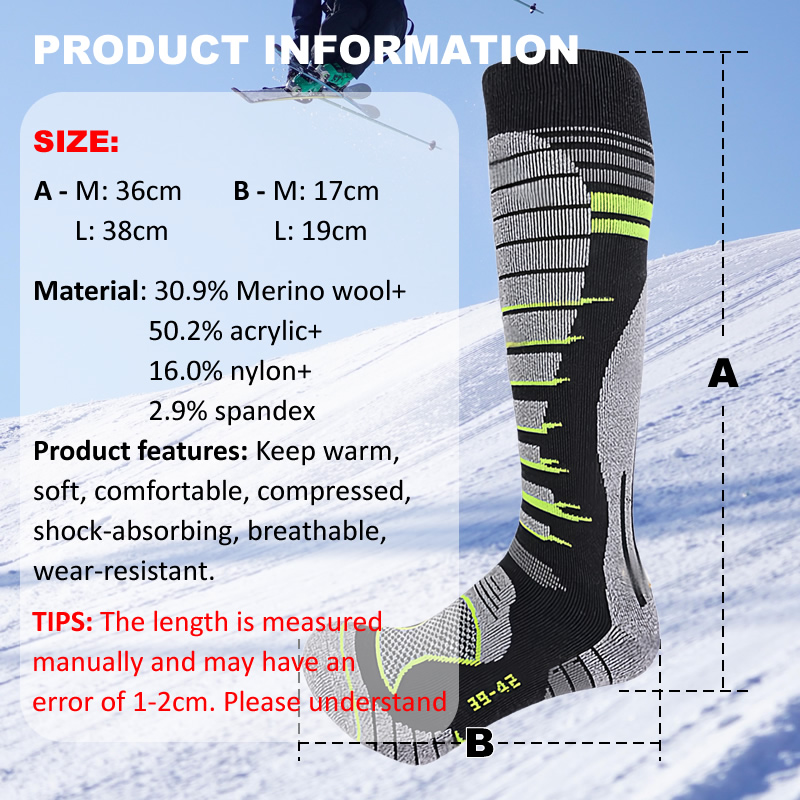Merino Wool Ski Socks Cold Wea - Thermal Sock Winter recensie en prijs