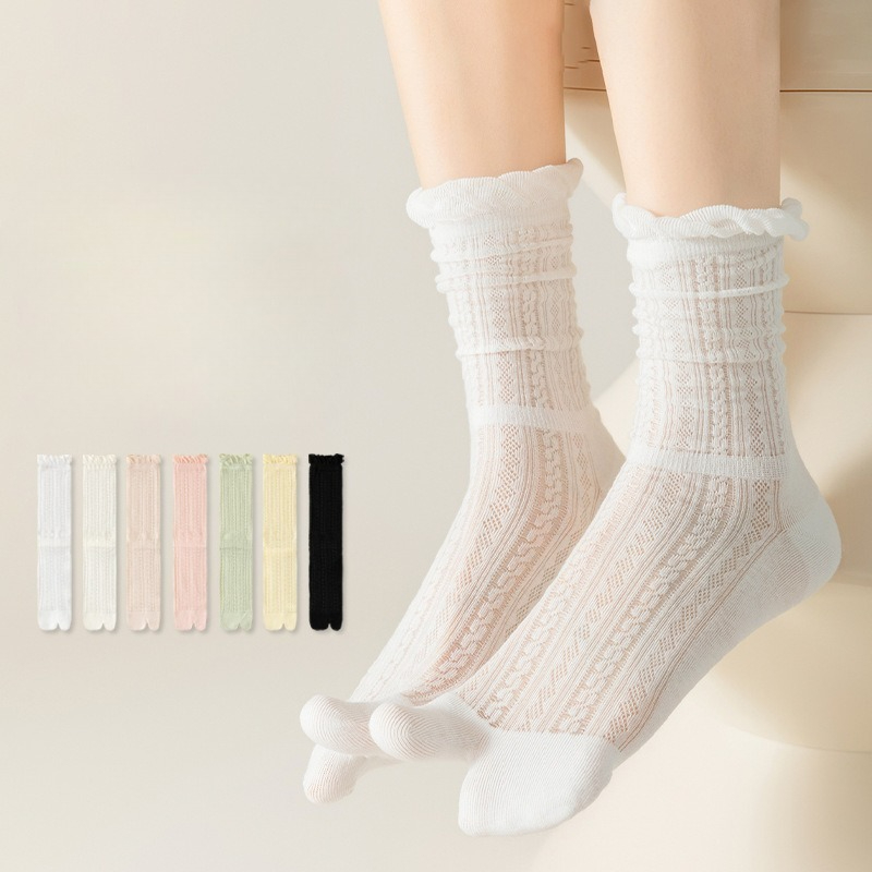 5 Pairs Split-toe Socks Women  - Toe Sock Split recensie en prijs