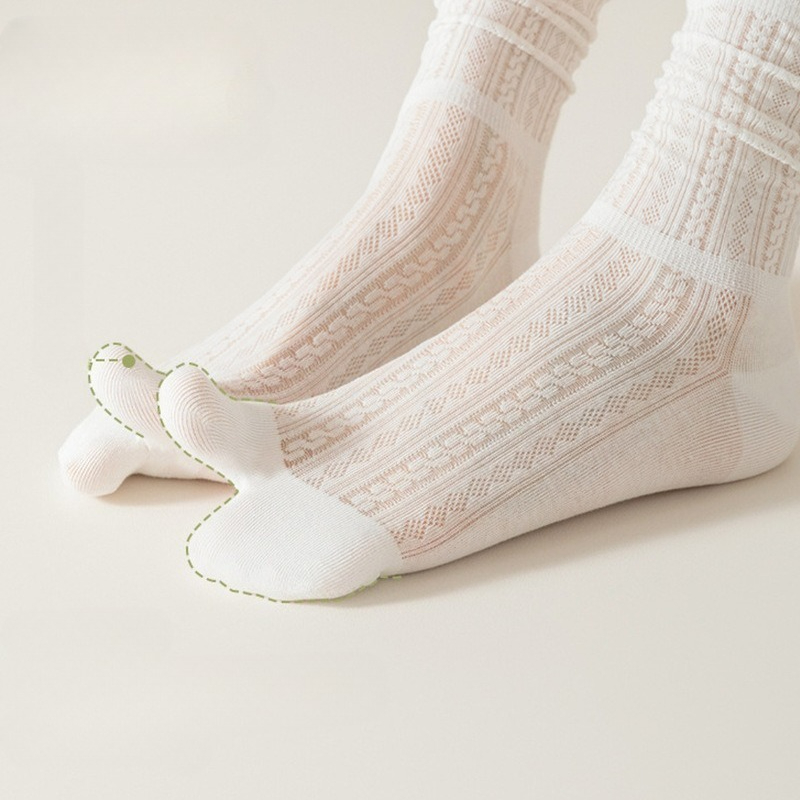 5 Pairs Split-toe Socks Women  - Toe Sock Split recensie en prijs
