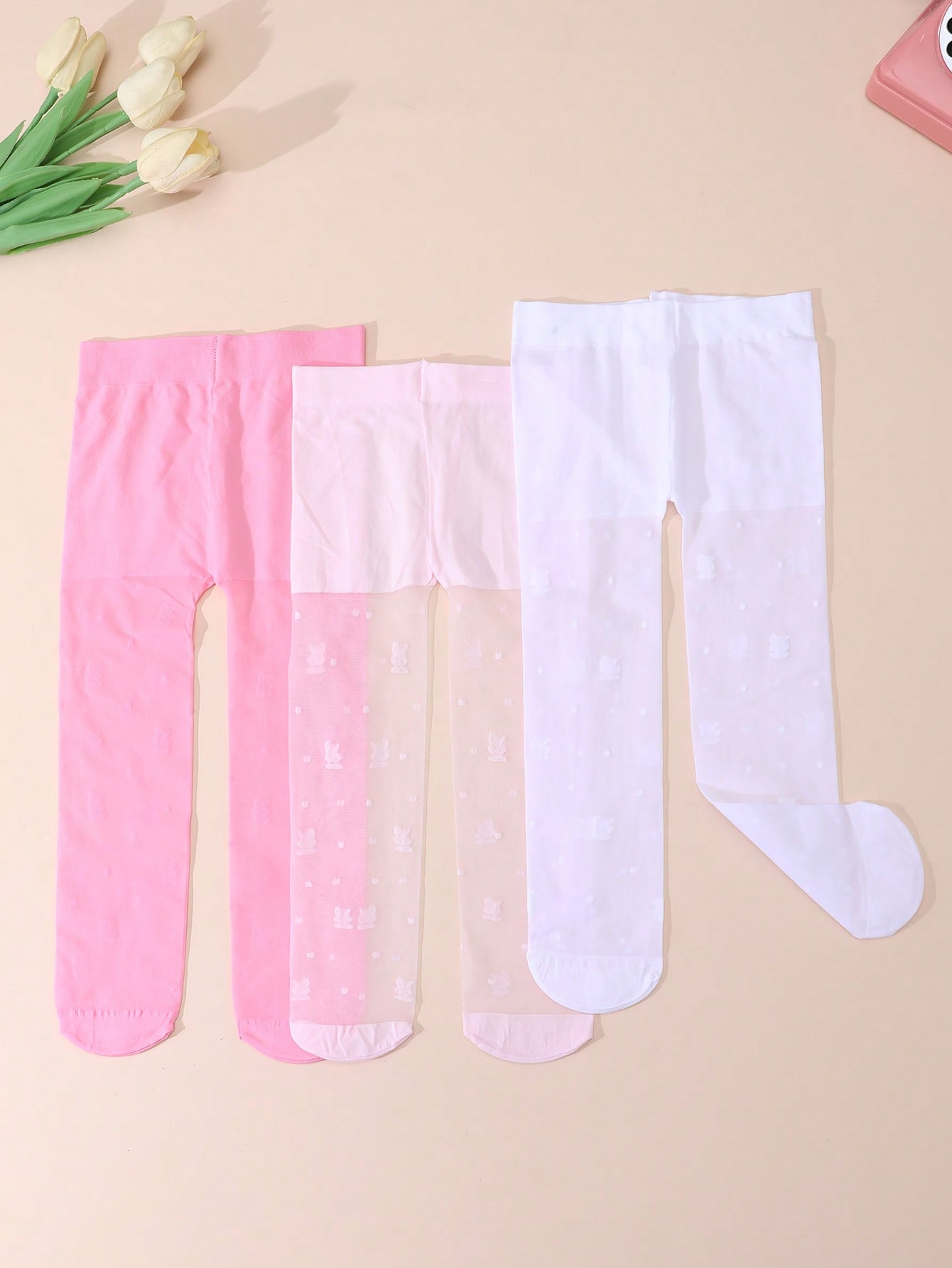 3Pack Girls Rabbit Print Tight - Tights Pantyhose Sheer recensie en prijs