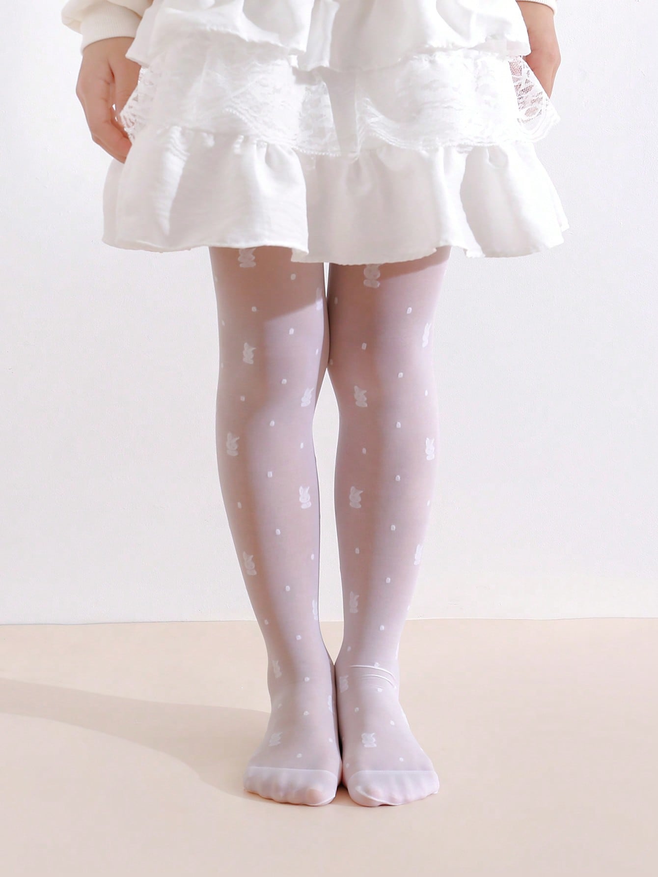 3Pack Girls Rabbit Print Tight - Tights Pantyhose Sheer recensie en prijs