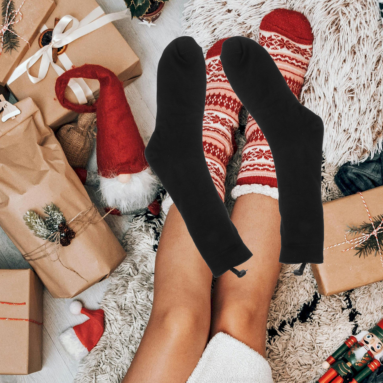 1Pair Battery Heated Socks Ele - Thermal Sock Winter recensie en prijs