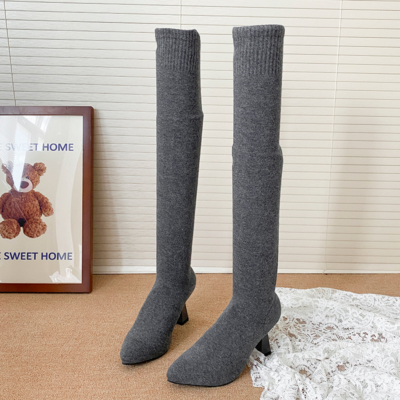 High Heels Women's Sock Boots  - Knee High Sock Women recensie en prijs
