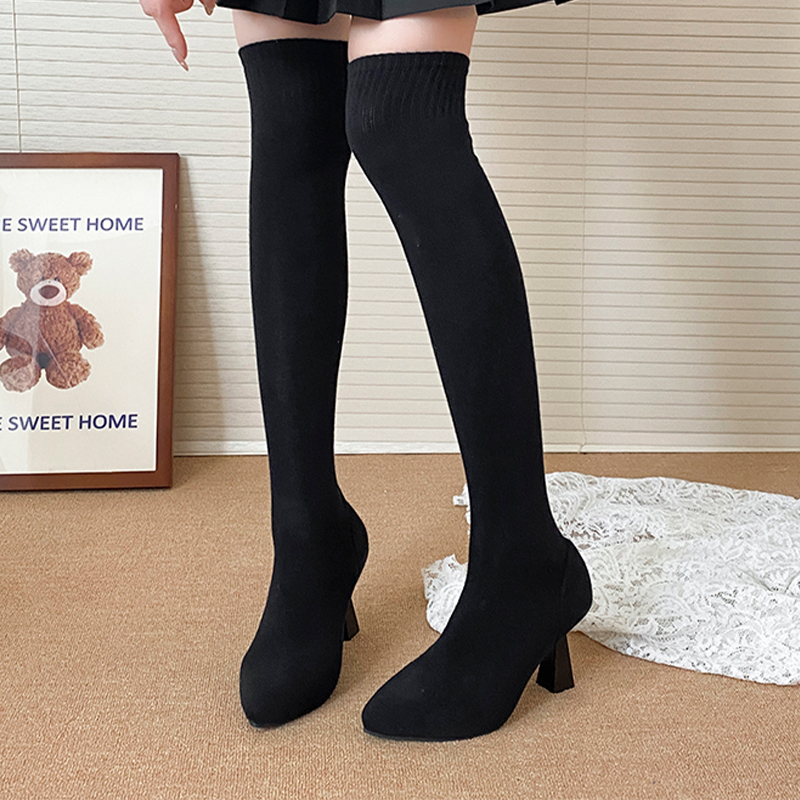 High Heels Women's Sock Boots  - Knee High Sock Women recensie en prijs