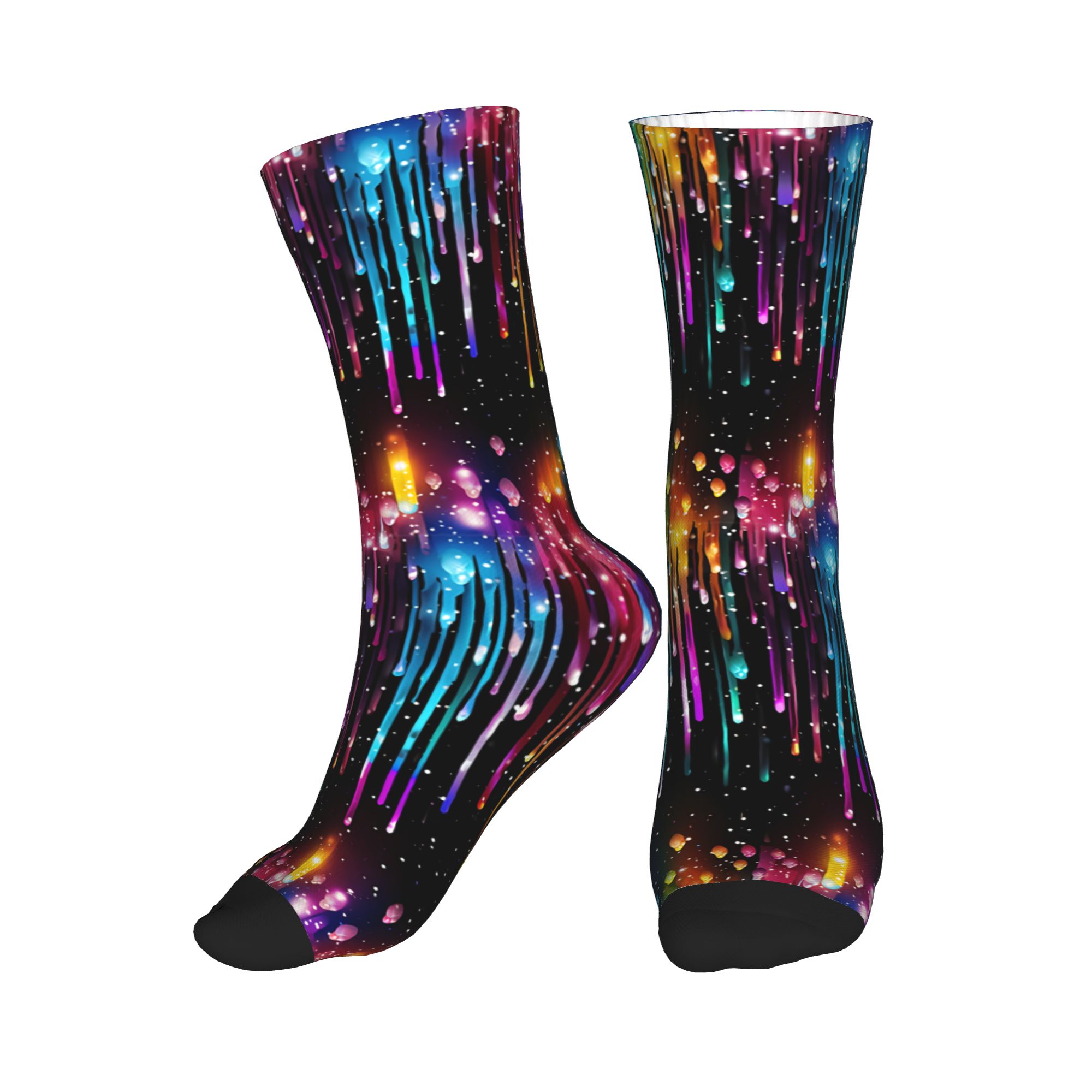Cute Men's Dripping Rainbow Li - Dress Sock Men recensie en prijs