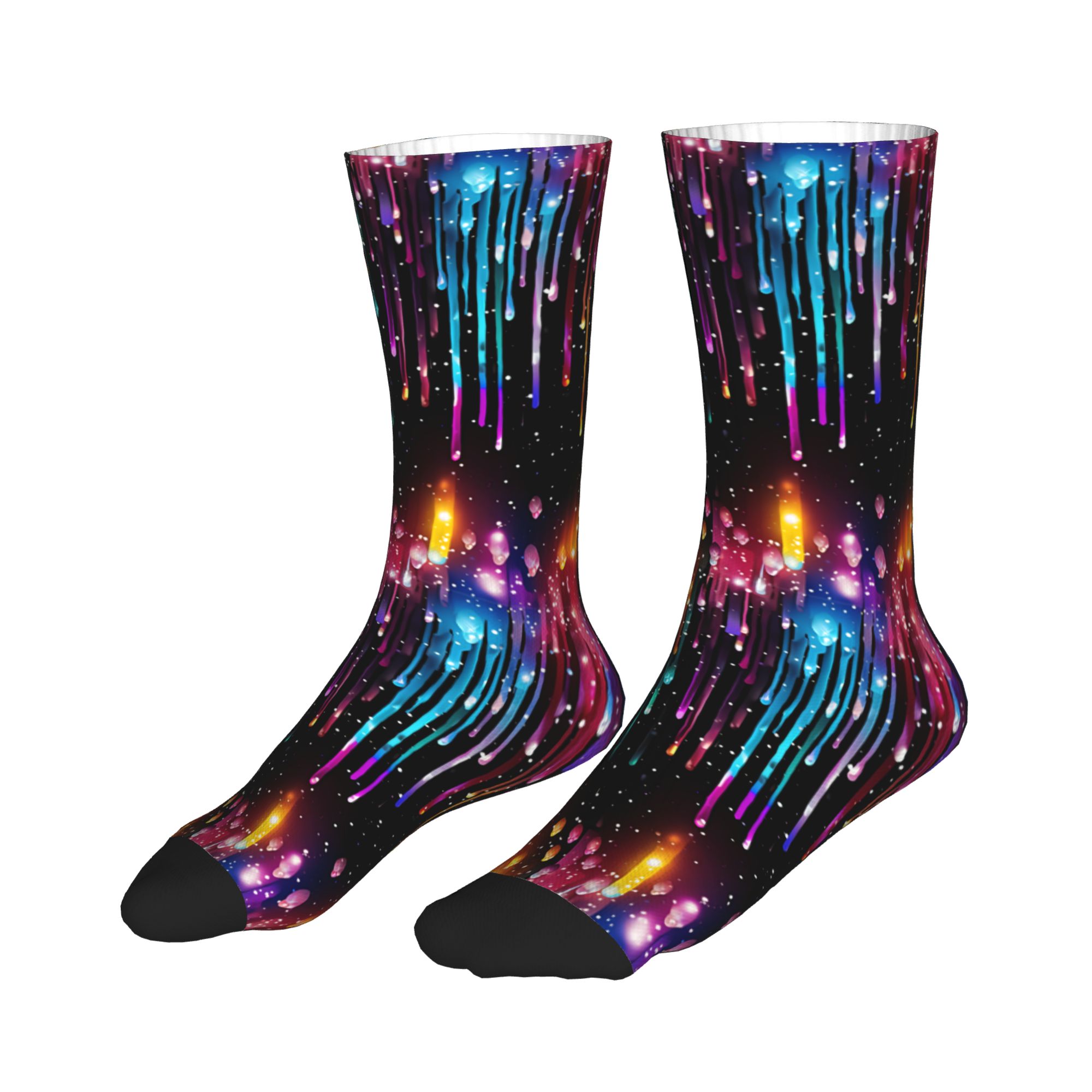 Cute Men's Dripping Rainbow Li - Dress Sock Men recensie en prijs
