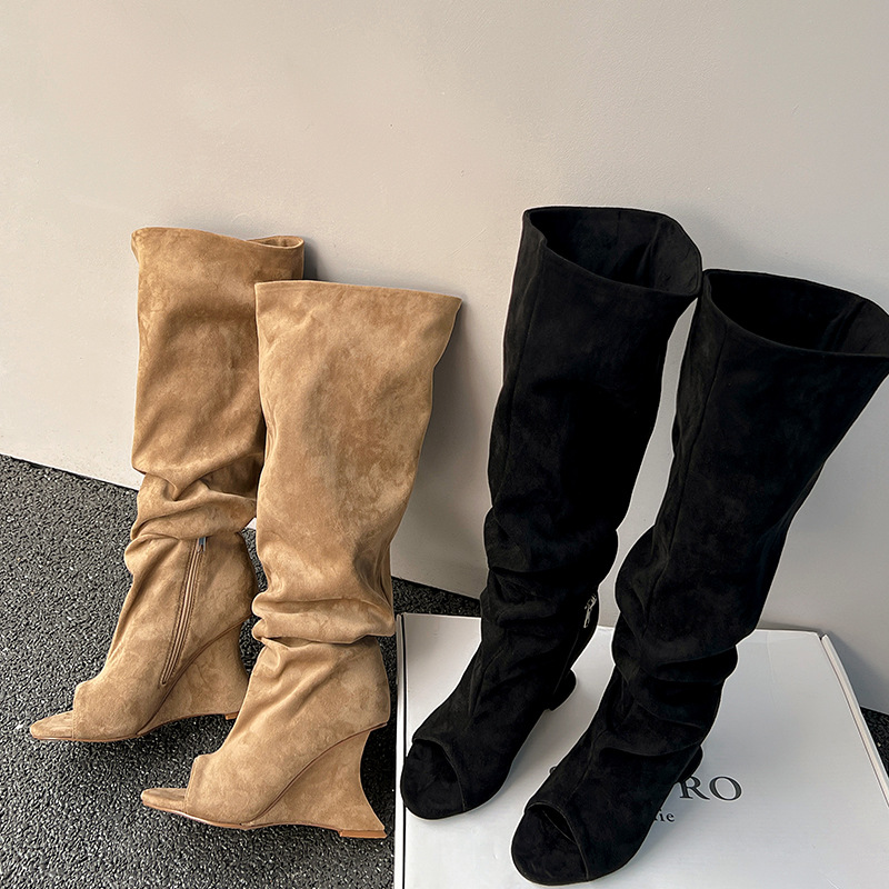AIYKAZYSDL Strange Wedge Heel  - Boot Sock Slouchy recensie en prijs