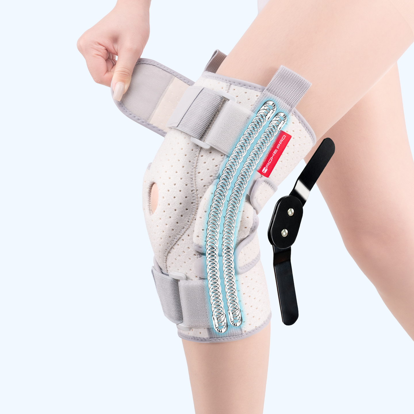 Adjustable knee sleeve with la - Compression Sleeve Calf recensie en prijs