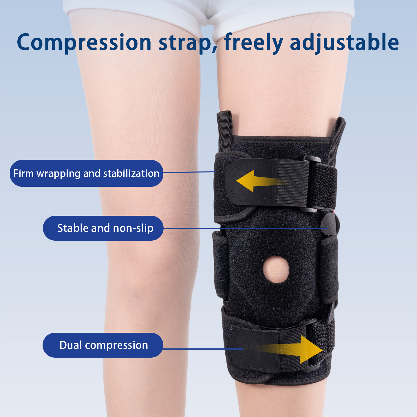 Adjustable knee sleeve with la - Compression Sleeve Calf recensie en prijs