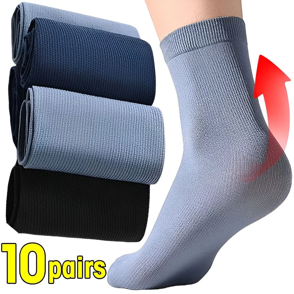 10pairs Casual Breathable Men  - Silk Sock Bamboo recensie en prijs