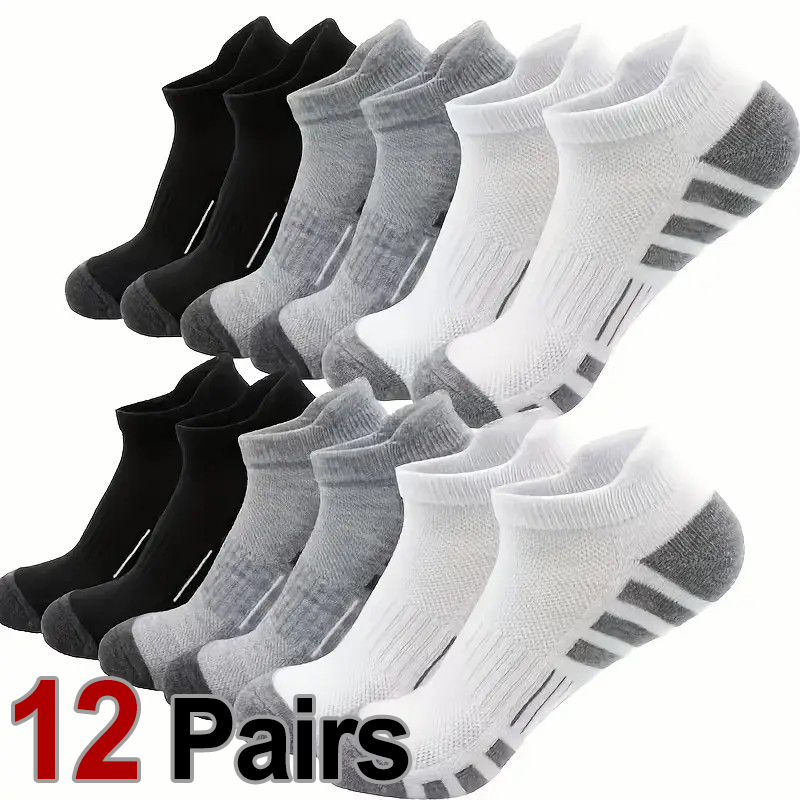 12 Pairs Men Breathable Sports - Ankle Brace Sock recensie en prijs