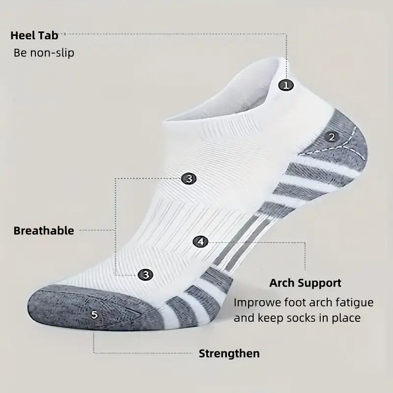 12 Pairs Men Breathable Sports - Ankle Brace Sock recensie en prijs
