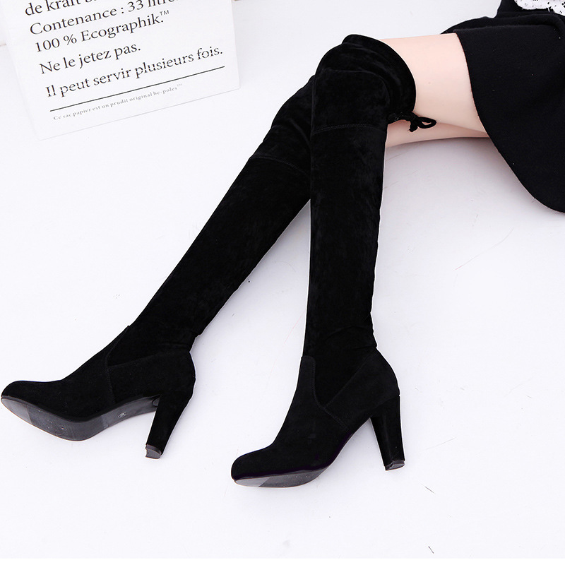 Women's Boots Stretch Fabric O - Knee High Sock Women recensie en prijs