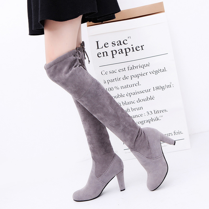 Women's Boots Stretch Fabric O - Knee High Sock Women recensie en prijs