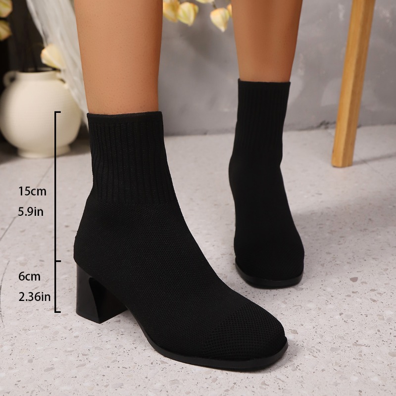 Women's Ankle Boots Knitted He - No Show Sock Women recensie en prijs