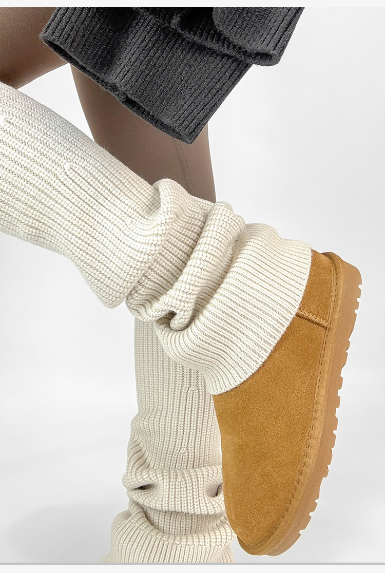 New Women's Leg Warmers Knitte - Boot Sock Slouchy recensie en prijs