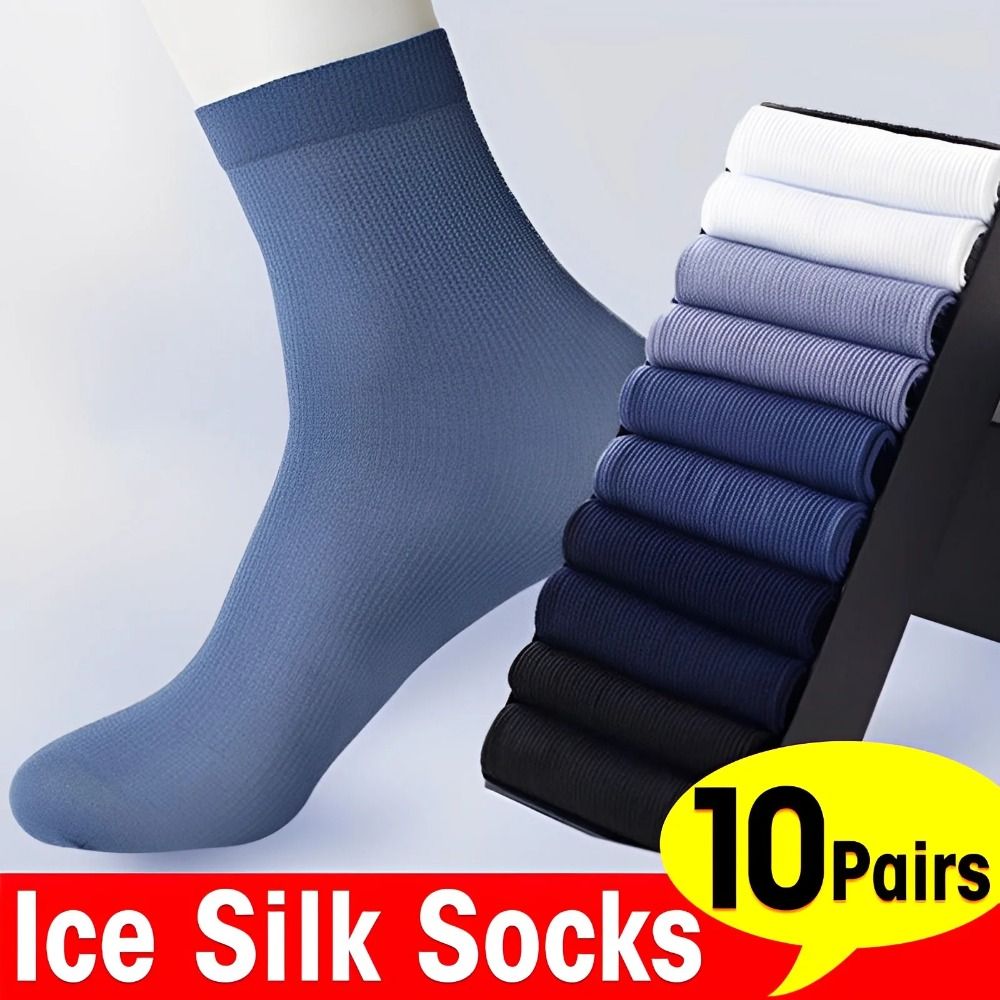 10pairs New Breathable Men Ice - Silk Sock Bamboo recensie en prijs