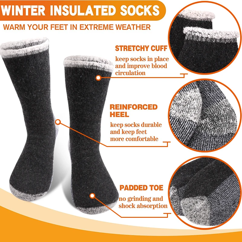 3Pairs High-Quality Thicken Wi - Thermal Sock Winter recensie en prijs