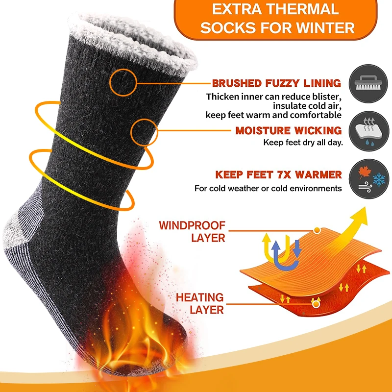 3Pairs High-Quality Thicken Wi - Thermal Sock Winter recensie en prijs