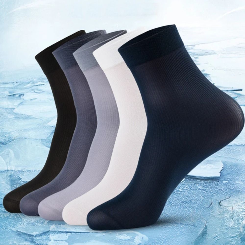 10pairs Men Ice Silk Socks Sum - Silk Sock Bamboo recensie en prijs