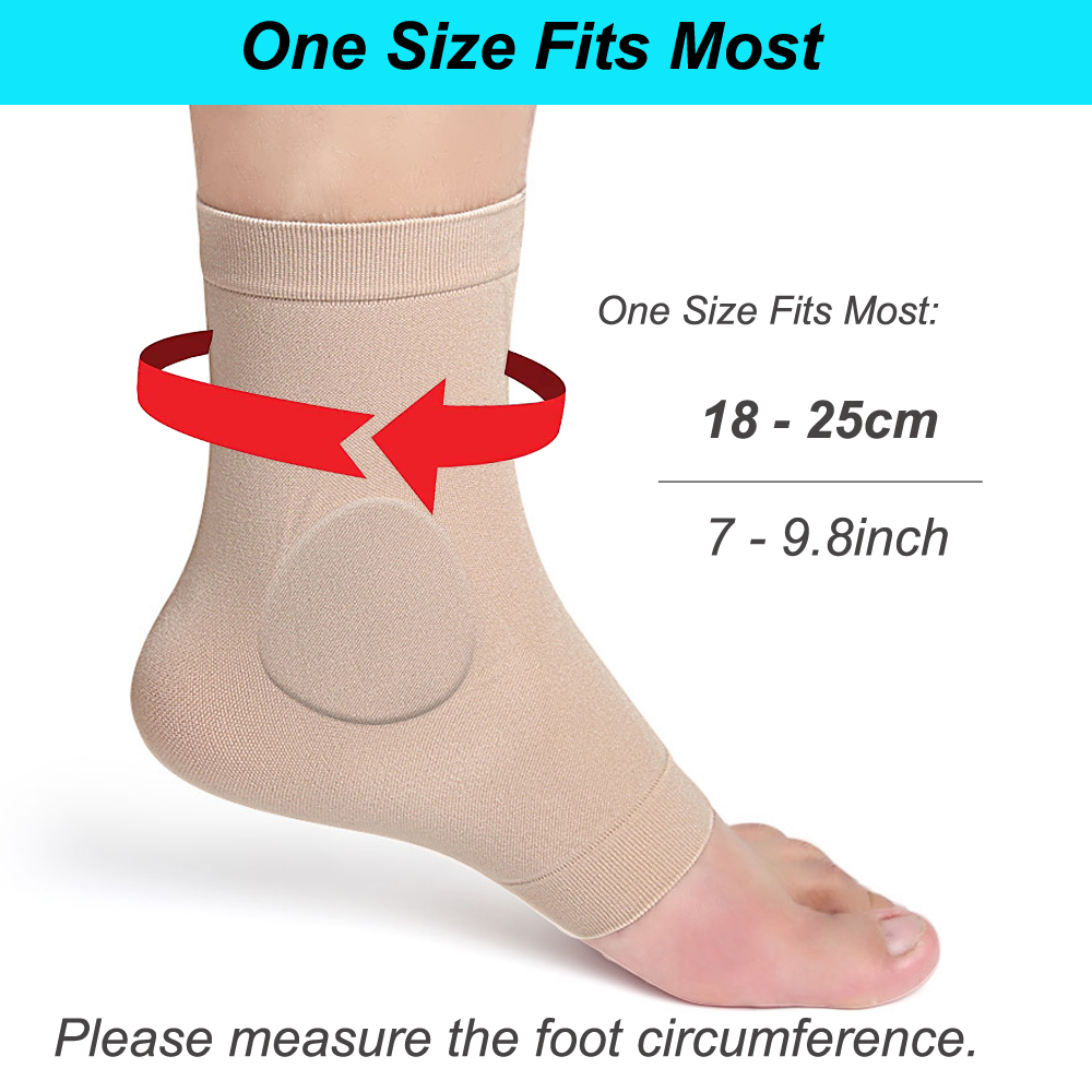 1Pair Boot Bumper Gel Pad Slee - Ankle Brace Sock recensie en prijs