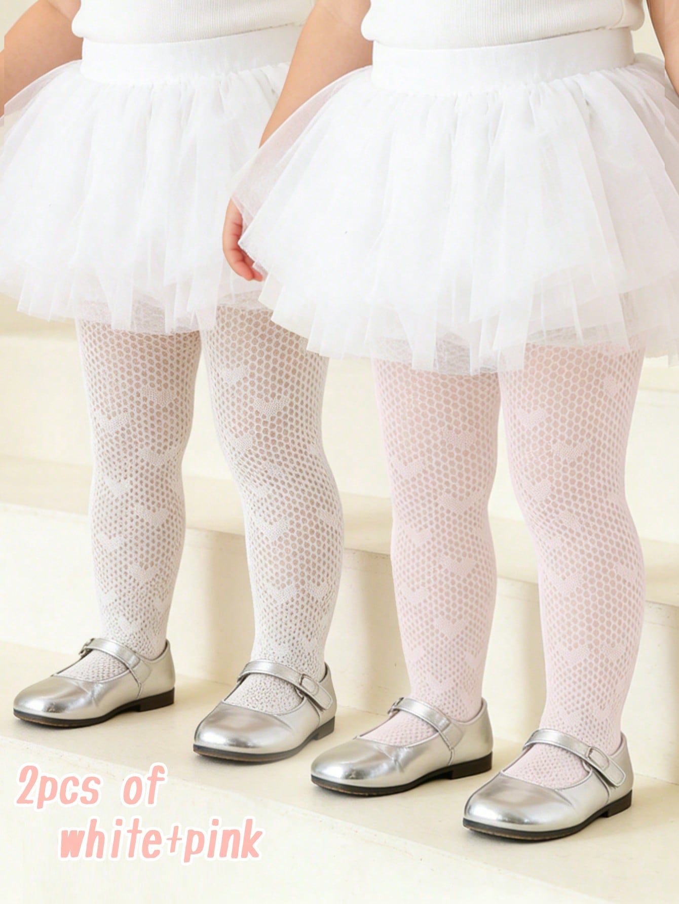 2Pcs Toddler Girls Heart Patte - Tights Pantyhose Sheer recensie en prijs