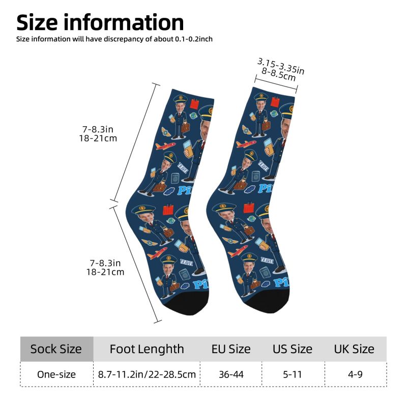 Novelty Men's Funny Pilot Cust - Dress Sock Men recensie en prijs