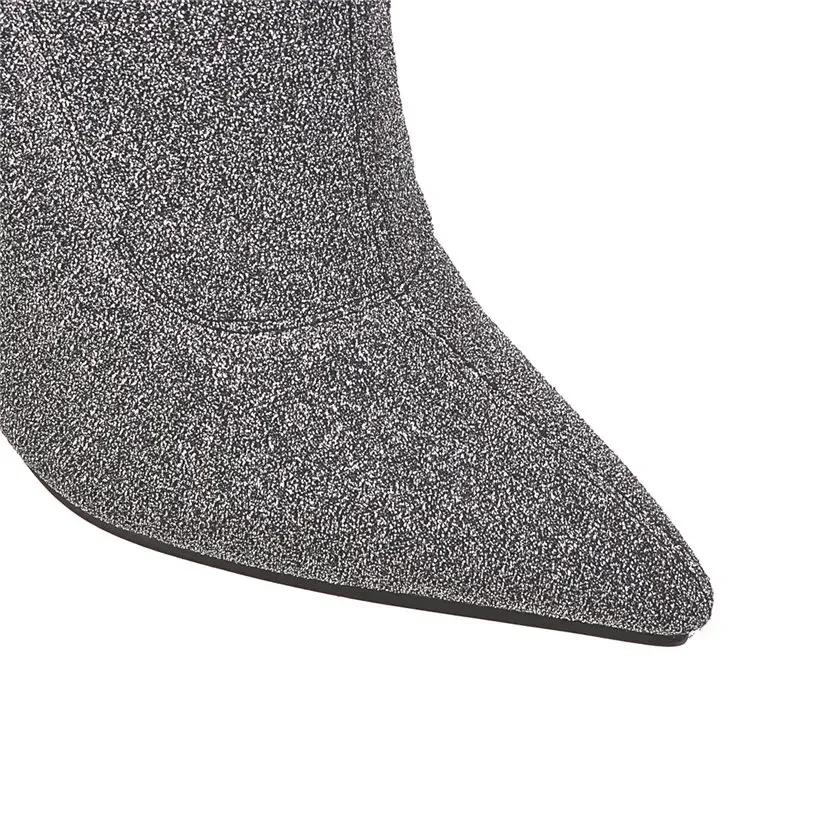 Plus Size Stretch Leopard Over - Knee High Sock Women recensie en prijs