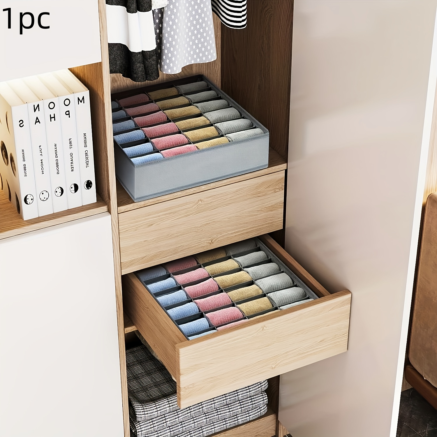 24-Compartment Fabric Drawer O - Sock Organizer Tray recensie en prijs