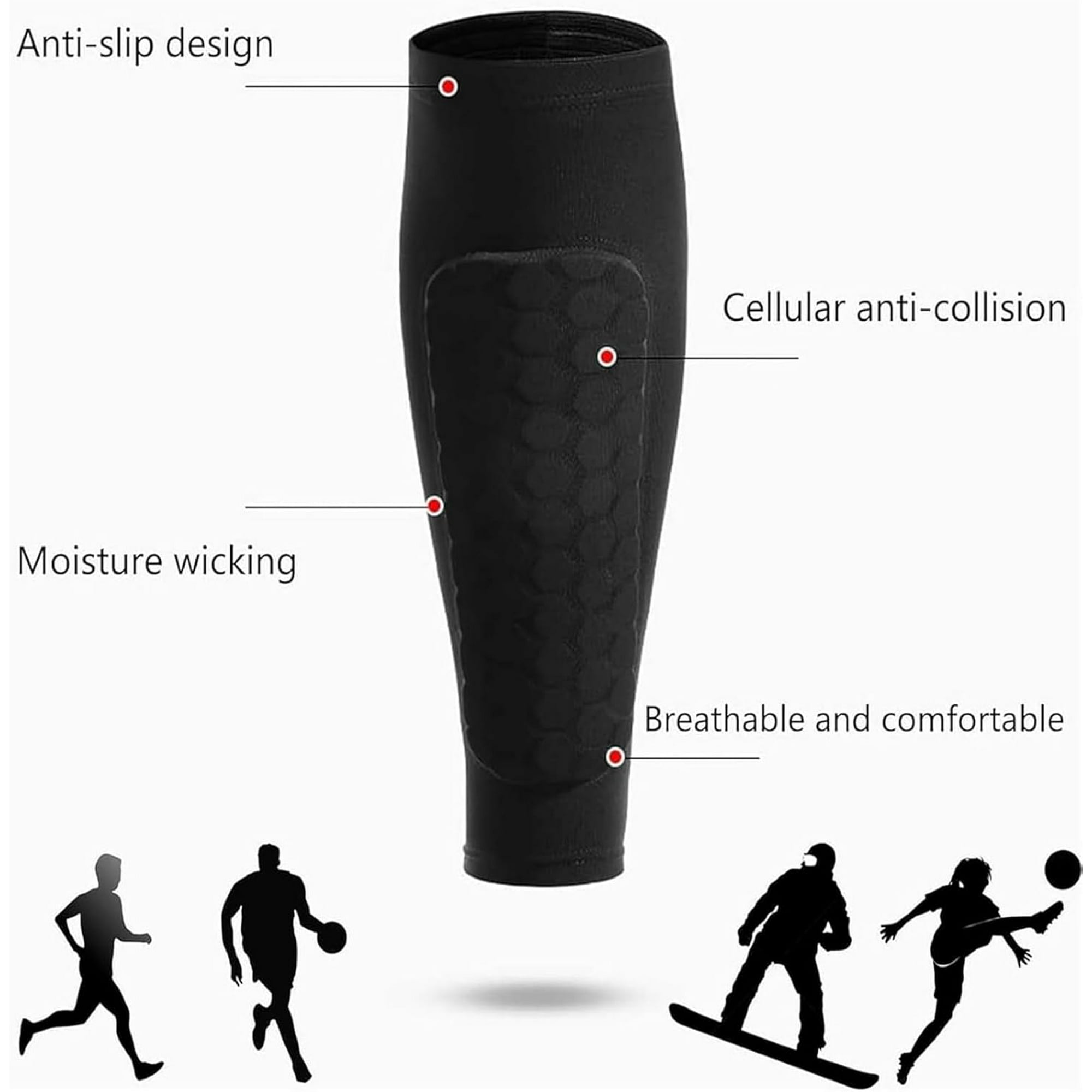 Soccer Shin Guards Shin Guard  - Compression Sleeve Calf recensie en prijs